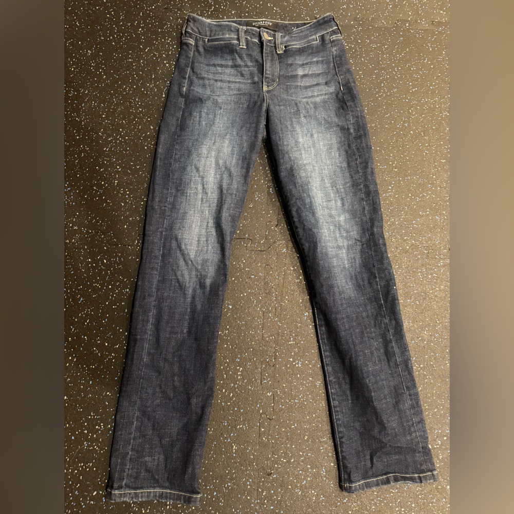 Liverpool Dark Straight Jeans - Picture 2 of 9